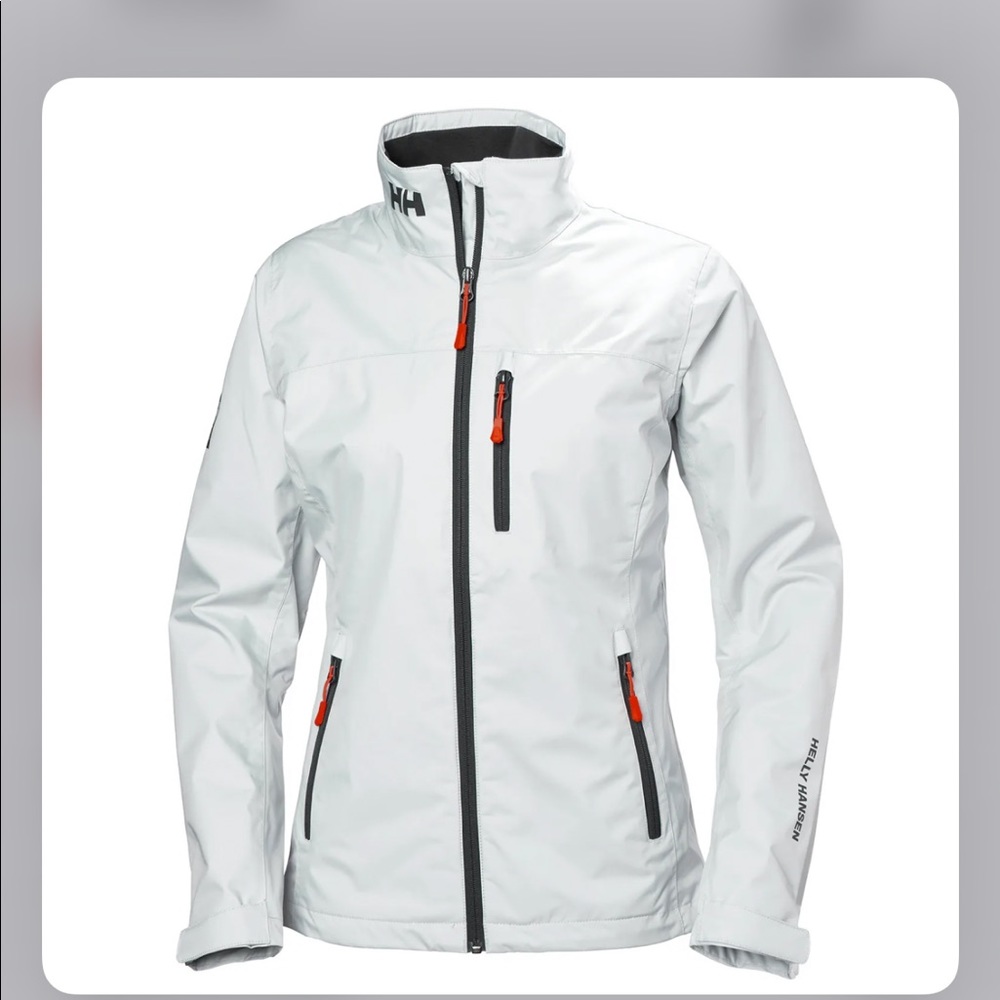 HELLY Hansen thick coat white color